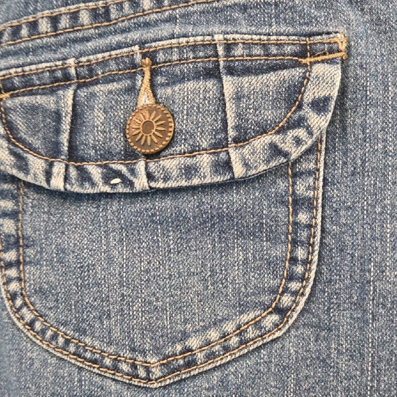 Christopher & Banks Blue Knee-length Denim Pencil Skirt Size 14 - Picture 7 of 10